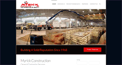 Desktop Screenshot of myrickconstruction.com